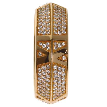 TIFFANY&Co. Atlas X Closed Diamond Ring K18 Pink Gold Ladies [Used]