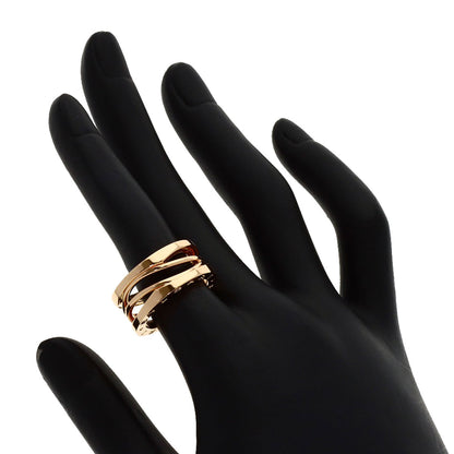 BVLGARI B.zero1 Legend #51 Ring K18 Pink Gold Ladies [Used]