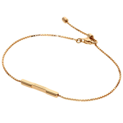GUCCI Link to Love #16 Bracelet K18 Pink Gold Ladies [Used]