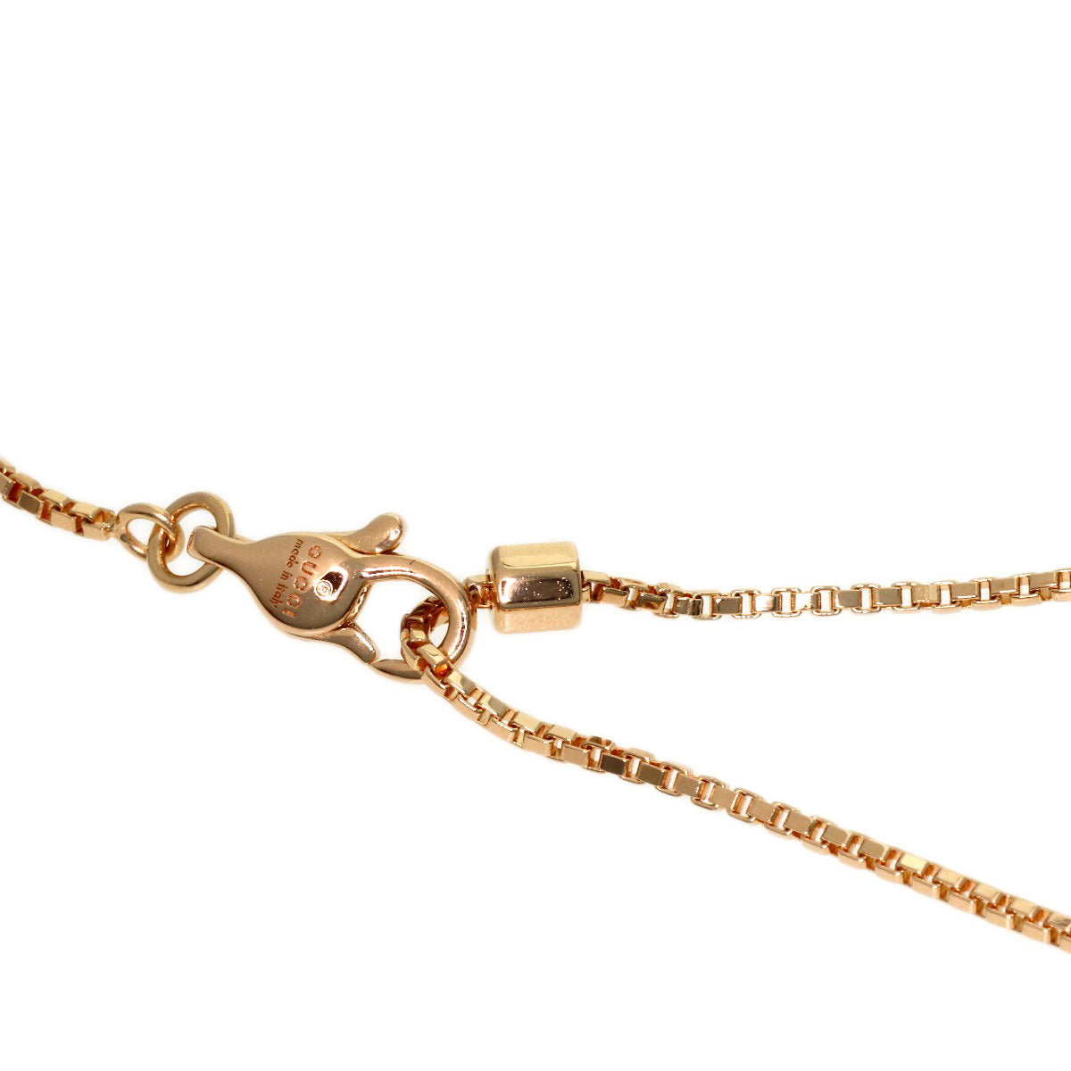 GUCCI Link to Love #16 Bracelet K18 Pink Gold Ladies [Used]