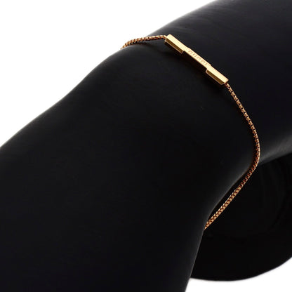 GUCCI Link to Love #16 Bracelet K18 Pink Gold Ladies [Used]