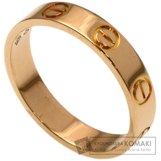 CARTIER Mini love ring #50 Ring K18 Pink Gold Ladies [Used]