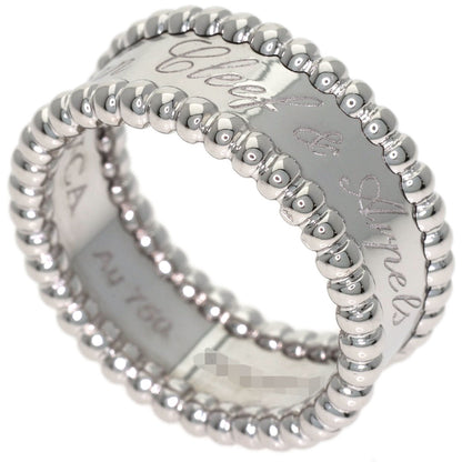 Van Cleef & Arpels Perle Signature Medium #50 Ring K18 White Gold Ladies [Used]