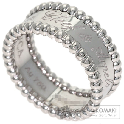 Van Cleef & Arpels Perle Signature Medium #50 Ring K18 White Gold Ladies [Used]