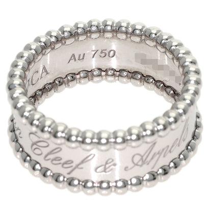 Van Cleef & Arpels Perle Signature Medium #50 Ring K18 White Gold Ladies [Used]