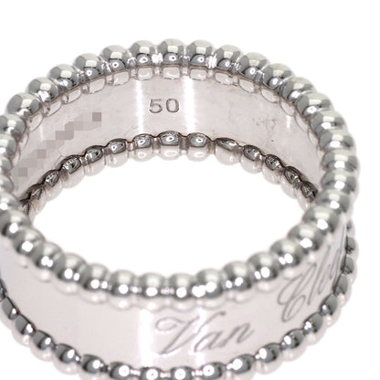Van Cleef & Arpels Perle Signature Medium #50 Ring K18 White Gold Ladies [Used]