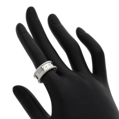 Van Cleef & Arpels Perle Signature Medium #50 Ring K18 White Gold Ladies [Used]