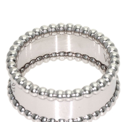 Van Cleef & Arpels Perle Signature Medium #50 Ring K18 White Gold Ladies [Used]