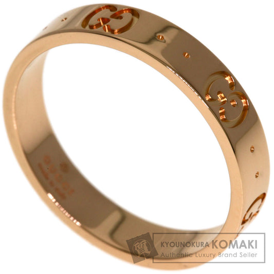 GUCCI Icon # 18 Ring K18 Pink Gold Ladies [Used]