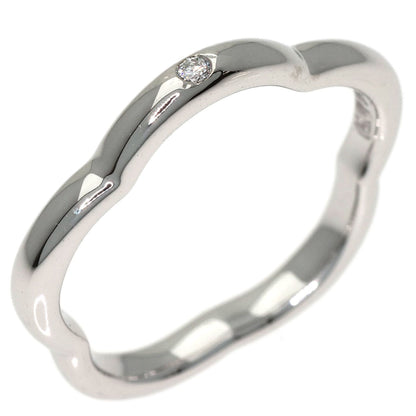 CHANEL Camellia 1P Diamond #45 Ring K18 White Gold Ladies [Used]