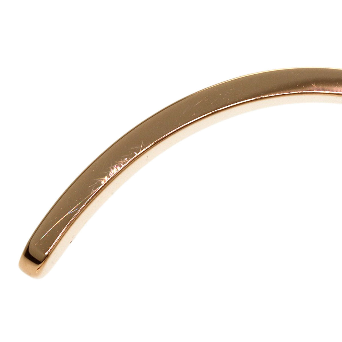 CARTIER Open LOVE Bracelets Pink Sapphire #17 Bracelet K18 Pink Gold Ladies [Used]