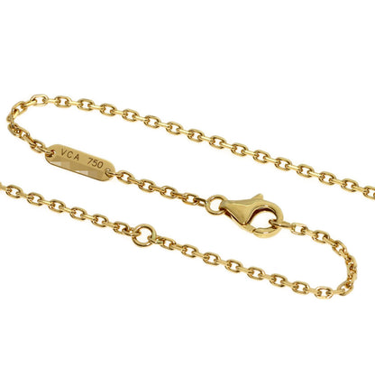 Van Cleef & Arpels Magic Alhambra White Shell Necklace K18 Yellow Gold Ladies [Used]