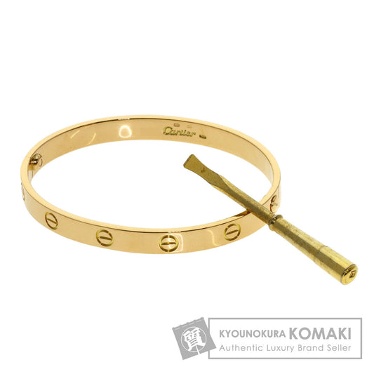 CARTIER LOVE Bracelets Classic with Driver Bracelet K18 Yellow Gold Ladies [Used]
