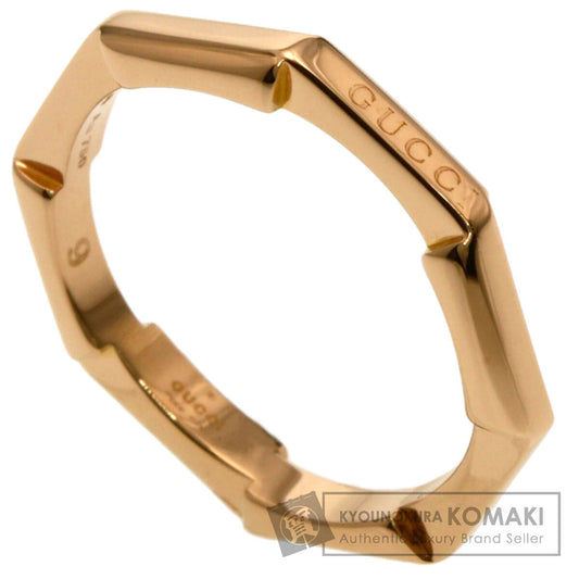 GUCCI Link to Love #9 Ring K18 Pink Gold Ladies [Used]