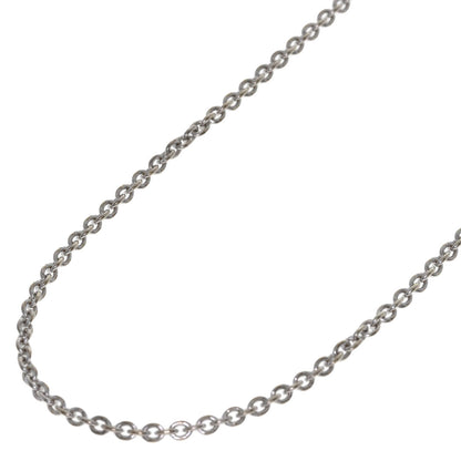 BVLGARI Chain 16.1" Necklace K18 White Gold Ladies [Used]
