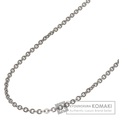 BVLGARI Chain 16.1" Necklace K18 White Gold Ladies [Used]