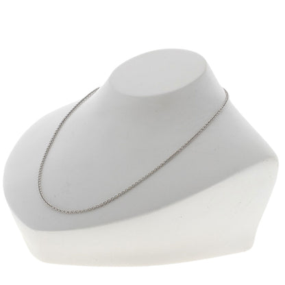 BVLGARI Chain 16.1" Necklace K18 White Gold Ladies [Used]