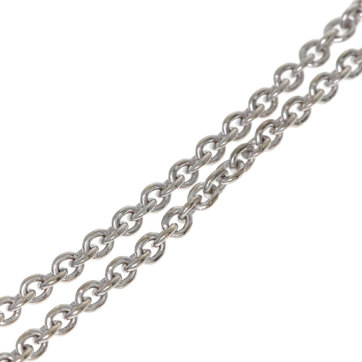 BVLGARI Chain 16.1" Necklace K18 White Gold Ladies [Used]