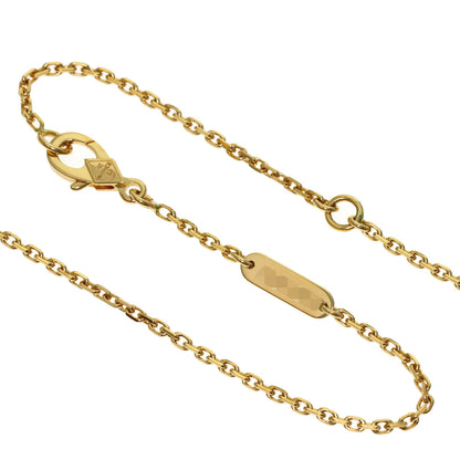 Van Cleef & Arpels De Papillon Yellow Sapphire Diamond Necklace K18 Yellow Gold Ladies [Used]