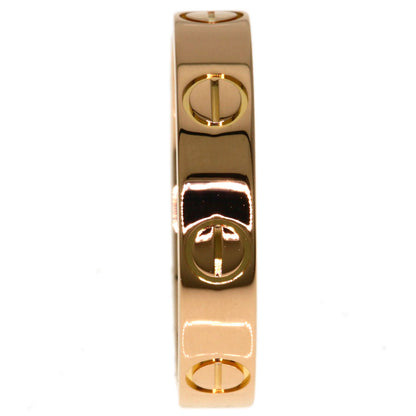 CARTIER mini love ring #49 Ring K18 Pink Gold Ladies [Used]