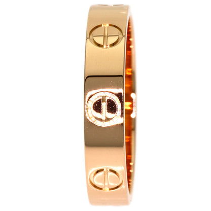 CARTIER mini love ring #49 Ring K18 Pink Gold Ladies [Used]