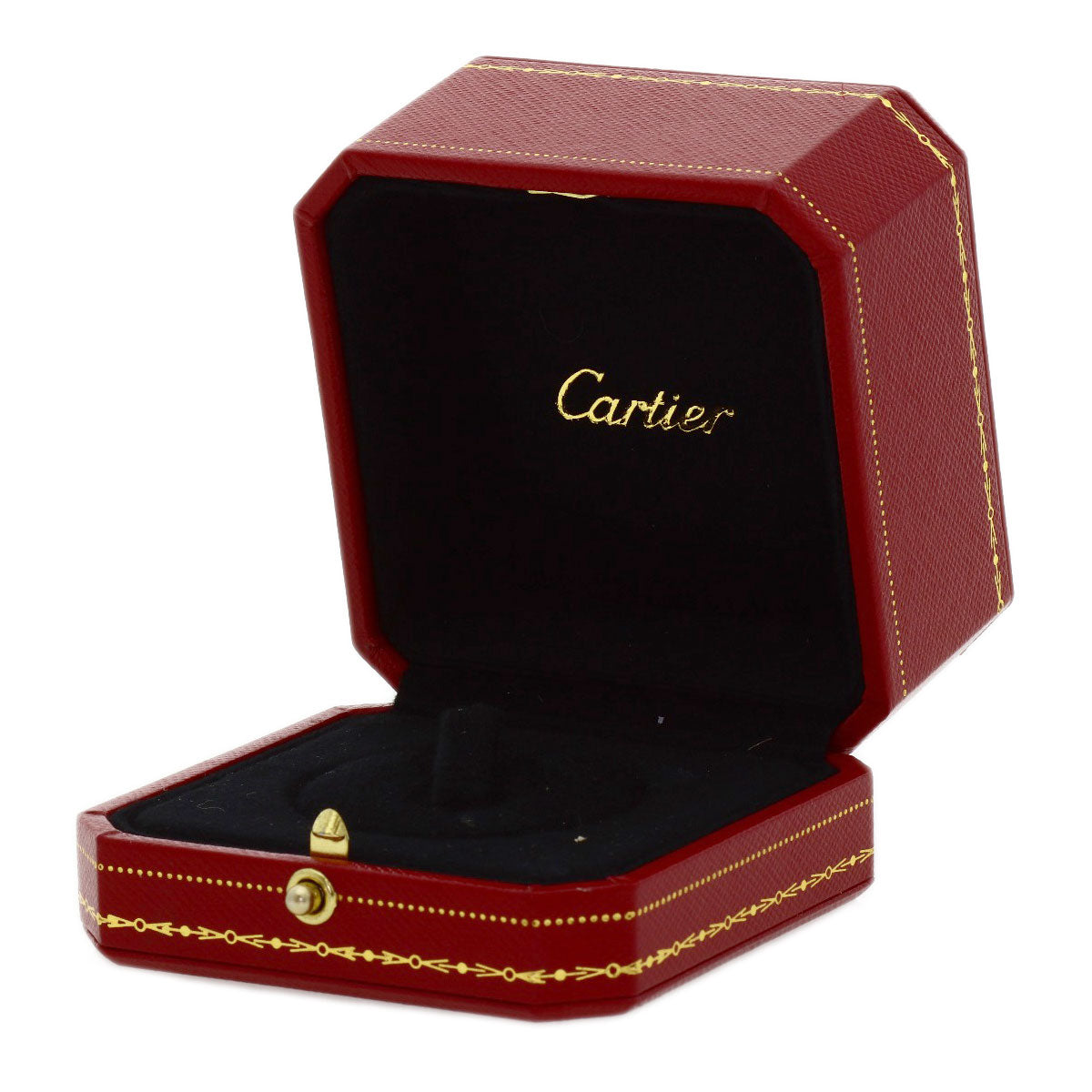 CARTIER mini love ring #49 Ring K18 Pink Gold Ladies [Used]