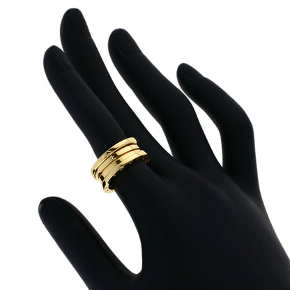 BVLGARI B.zero1 2 band #50 Ring K18 Yellow Gold Ladies [Used]