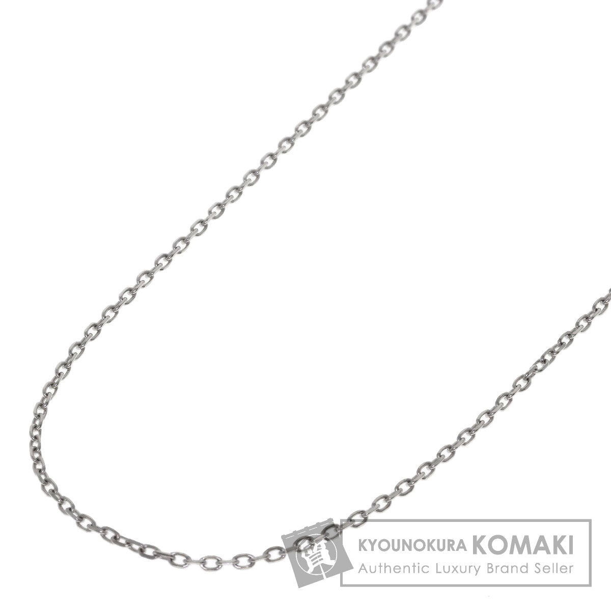 MIKIMOTO Chain 15.7" Necklace K18 White Gold Ladies [Used]