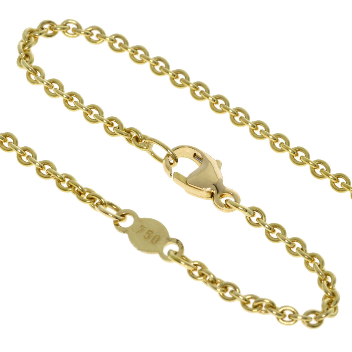 Georg Jensen Chain 15.7" Necklace K18 Yellow Gold Ladies [Used]