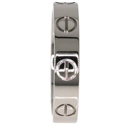 CARTIER mini love ring #47 Ring K18 White Gold Ladies [Used]