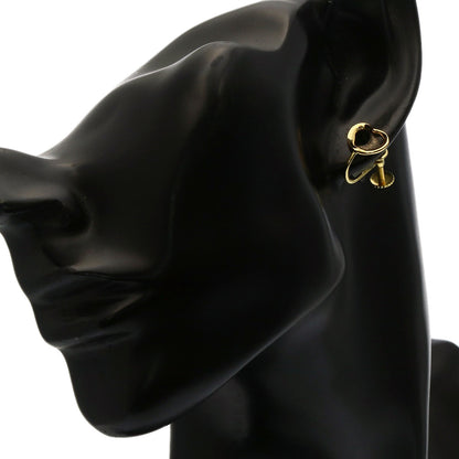 TIFFANY&Co. Open heart Earring K18 Yellow Gold Ladies [Used]