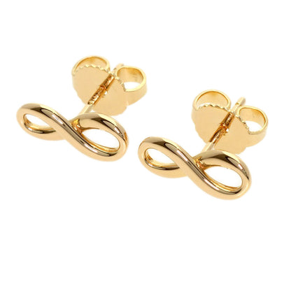 TIFFANY&Co. Infinity earring K18 Pink Gold Ladies [Used]