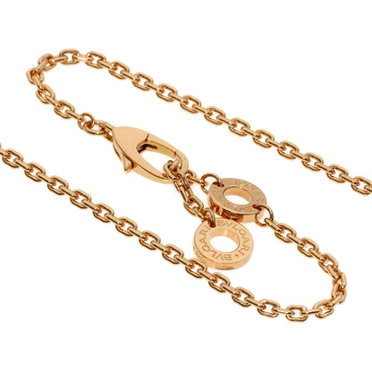 BVLGARI Serpenti Viper Diamond Necklace K18 Pink Gold Ladies [Used]