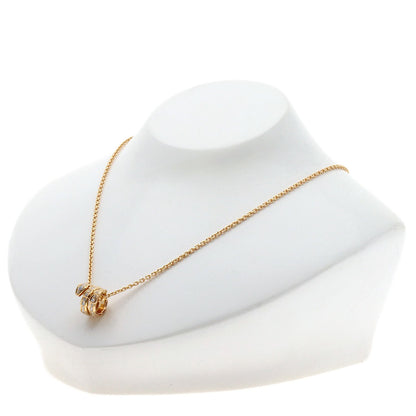 BVLGARI Serpenti Viper Diamond Necklace K18 Pink Gold Ladies [Used]