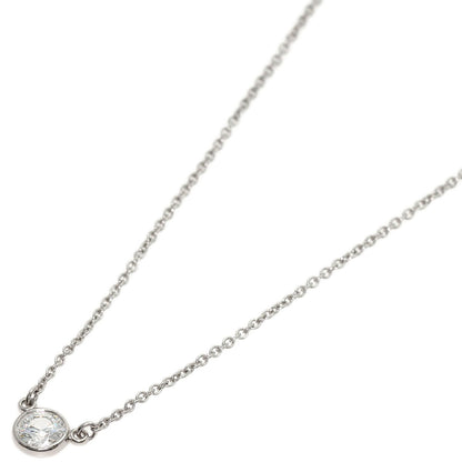 TIFFANY&Co. By The Yard Diamond G-VS1-EX Necklace Platinum PT950 Ladies [Used]