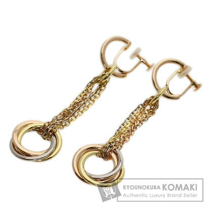 CARTIER Trinity Long Earring K18 Yellow Gold K18 White GoldLadies [Used]