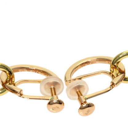 CARTIER Trinity Long Earring K18 Yellow Gold K18 White GoldLadies [Used]