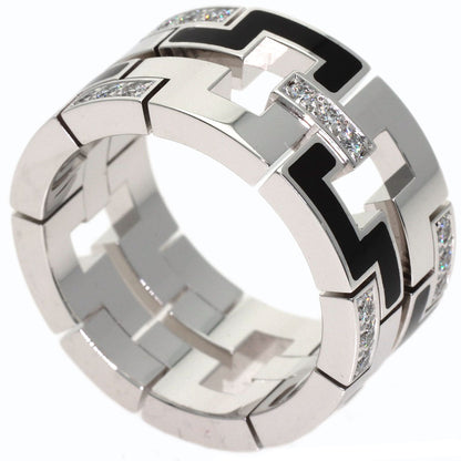 CARTIER Dragon Padlock Diamond #56 Ring K18 White Gold Ladies [Used]