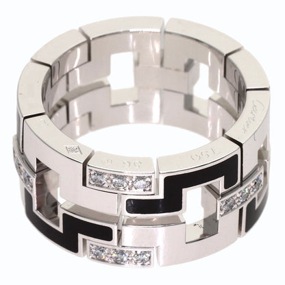 CARTIER Dragon Padlock Diamond #56 Ring K18 White Gold Ladies [Used]