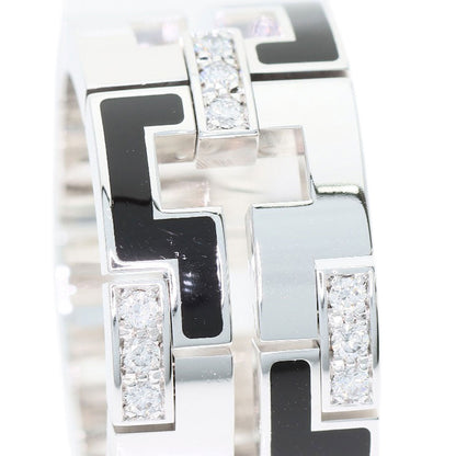CARTIER Dragon Padlock Diamond #56 Ring K18 White Gold Ladies [Used]