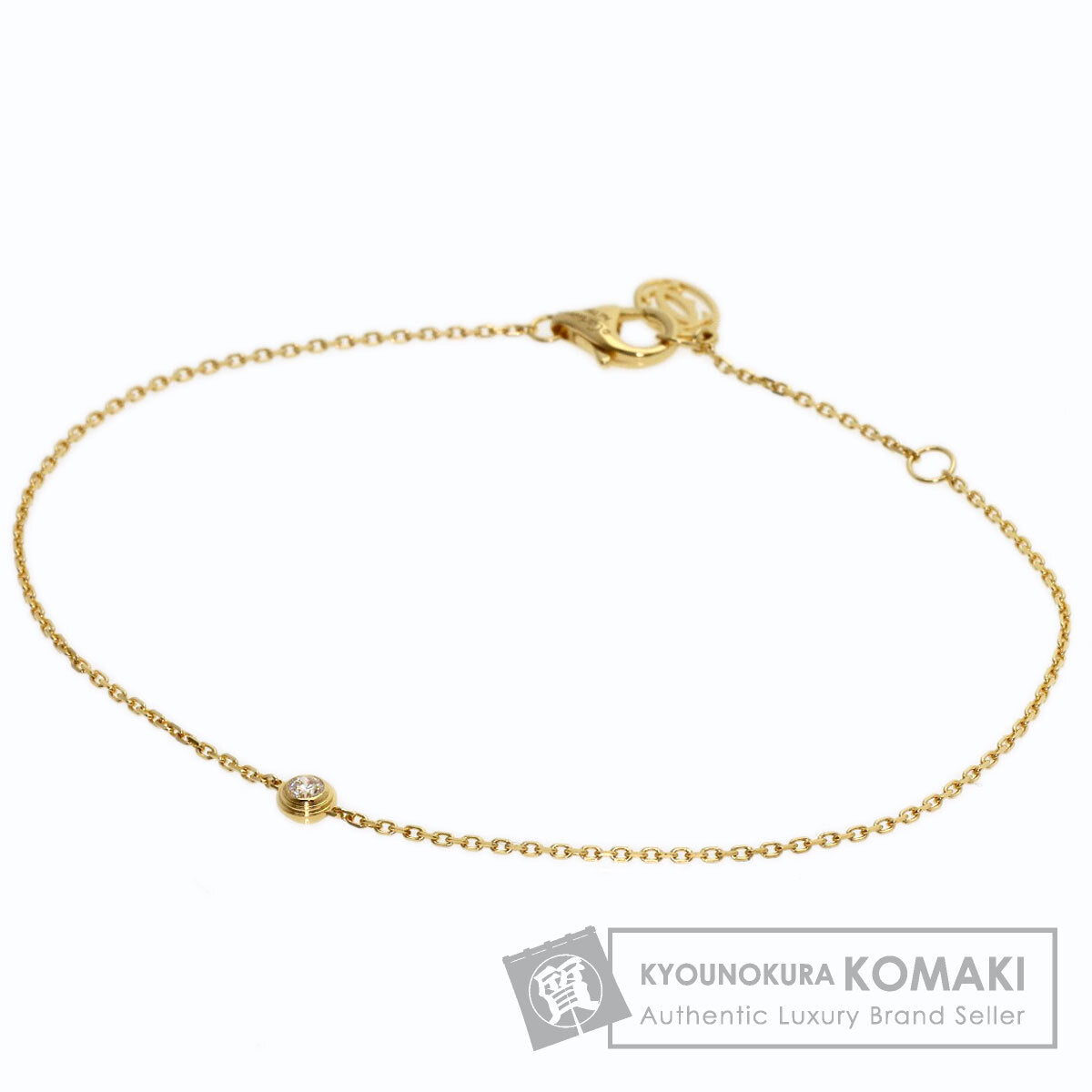 CARTIER Diamant Légers d'Amour XS Diamond Bracelet K18 Yellow Gold Ladies [Used]