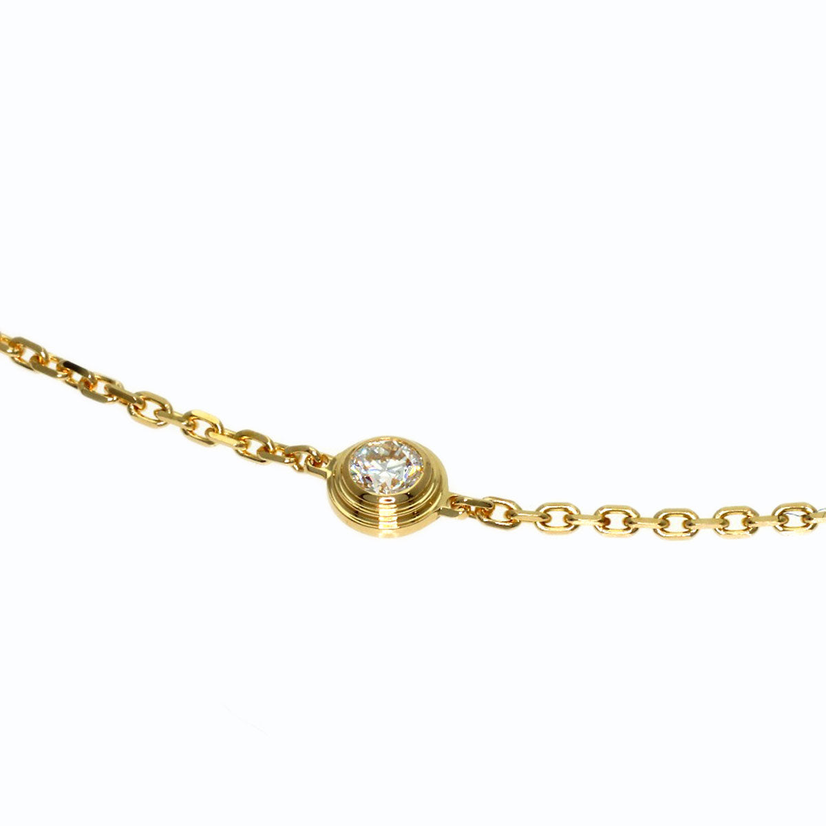 CARTIER Diamant Légers d'Amour XS Diamond Bracelet K18 Yellow Gold Ladies [Used]
