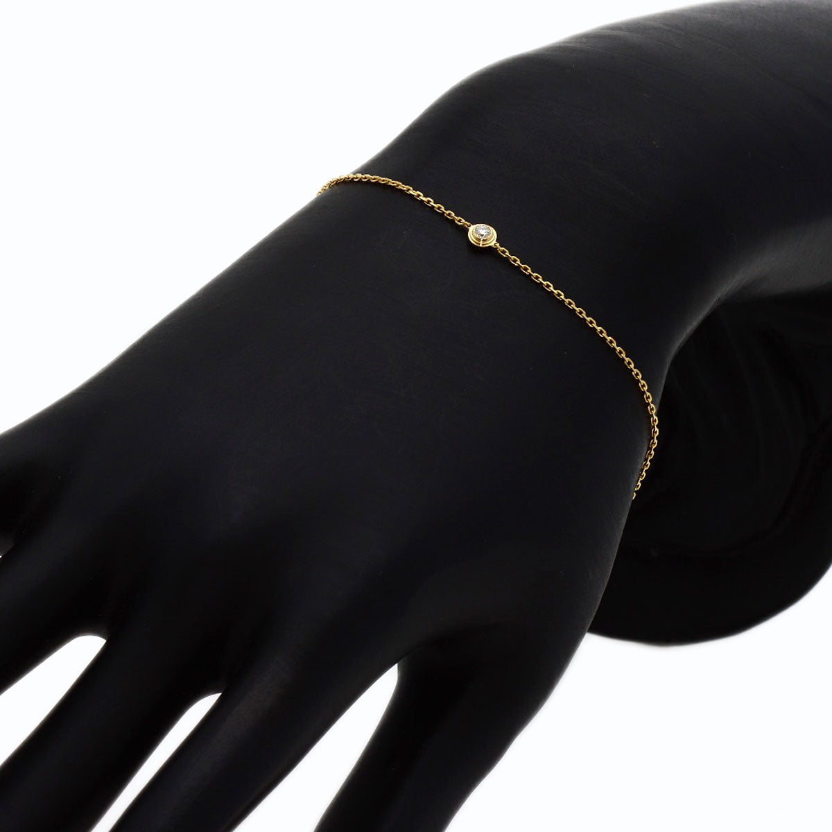 CARTIER Diamant Légers d'Amour XS Diamond Bracelet K18 Yellow Gold Ladies [Used]
