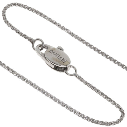 Damiani Mystery Cross Diamond Necklace K18 White Gold Ladies [Used]