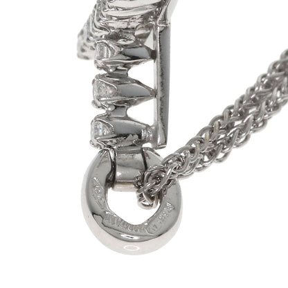 Damiani Mystery Cross Diamond Necklace K18 White Gold Ladies [Used]