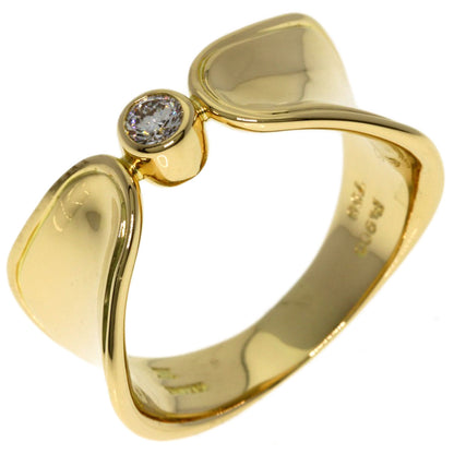 CELINE Diamond Ring Platinum PT900 18K Yellow GoldLadies [Used]