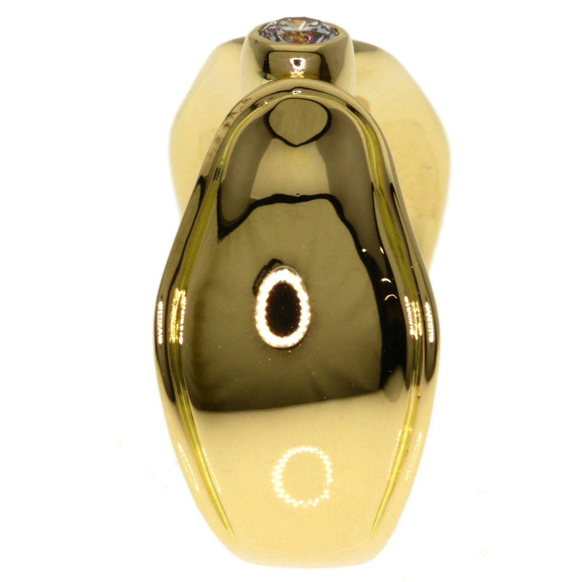 CELINE Diamond Ring Platinum PT900 18K Yellow GoldLadies [Used]