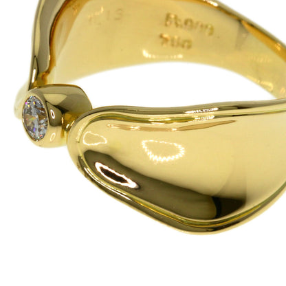 CELINE Diamond Ring Platinum PT900 18K Yellow GoldLadies [Used]