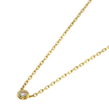 CARTIER Diamant Léger SM Diamond Necklace K18 Yellow Gold Ladies [Used]