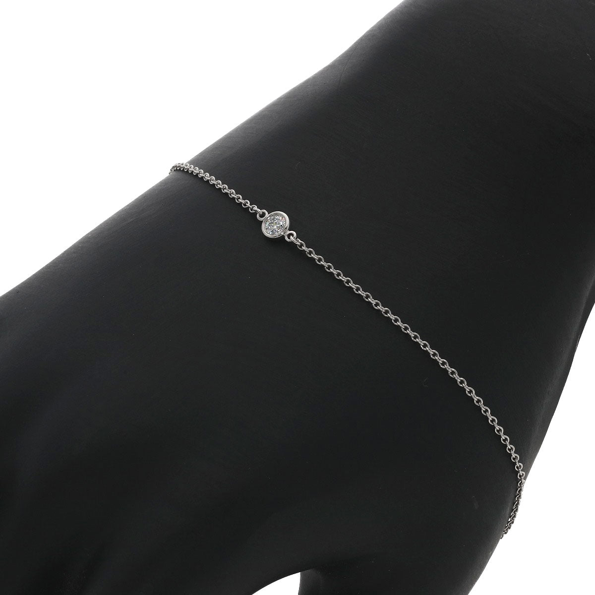 TIFFANY&Co. By The Yard Diamond Bracelet Platinum PT950 Ladies [Used]